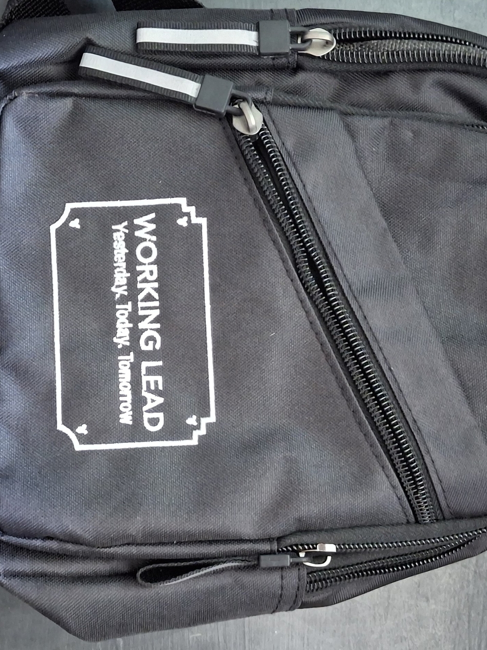 Black Men’s Crossbody Sling Bag